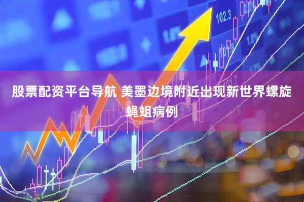 股票配资平台导航 美墨边境附近出现新世界螺旋蝇蛆病例